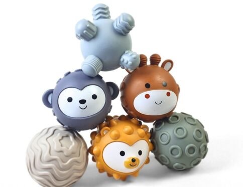 مجموعة كرات حسية للحواس | Sensory Animal Balls Set