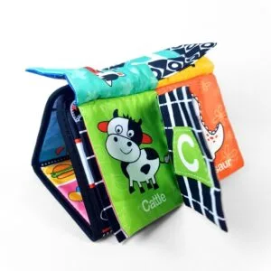 كتاب القماش التفاعلي متعدد الانشطة للاطفال | Soft Interactive Cloth Activity Book
