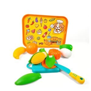 مجموعة تقطيع الخضروات والفواكه التعليمية | Delicious Food Cutting Toys