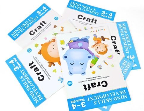 كتب الانشطة اليدوية (قص ولصق) للاطفال 3–4 سنوات | Craft Activity Book 3–4 Years Old