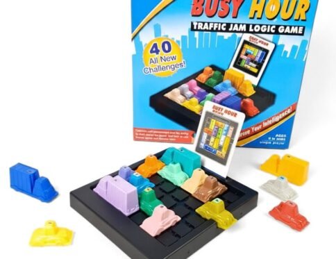 تحدي متاهة السيارات المنطقية | Busy Hour Traffic Jam Logic Game